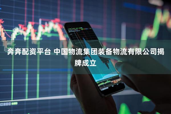奔奔配资平台 中国物流集团装备物流有限公司揭牌成立